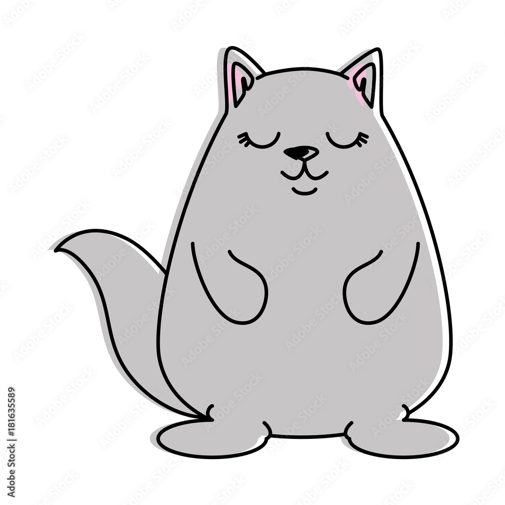 cute hamster kawaii character vector illustration design cute hamster kawaii character vector illustration design