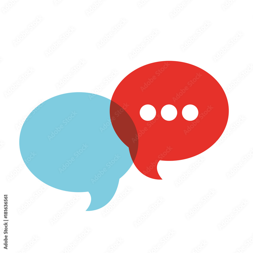 speech bubbles with three dots icon over white background colorful design vector illustration speech bubbles with three dots icon over white background colorful design vector illustration