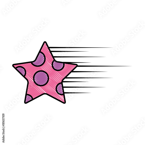 star fast isolated icon vector illustration design