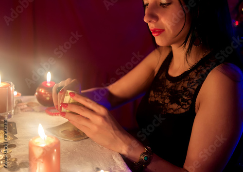 Принти на полотні fortune-teller predicts fate