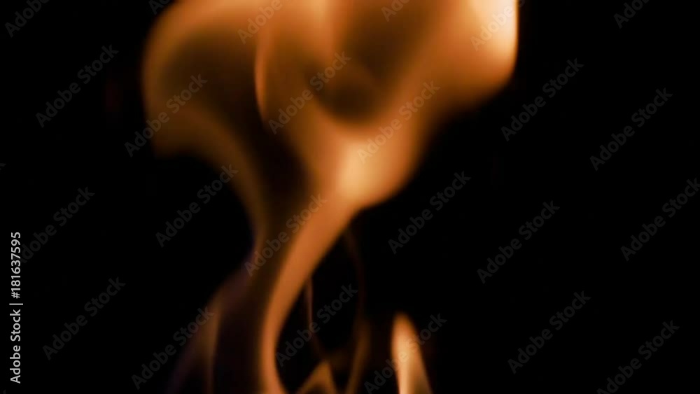 This shot of a flame was filmed at 120 frames per second. This fire is a burning liquid fuel so it has no smoke and produces a bright smooth flame. Enjoy!