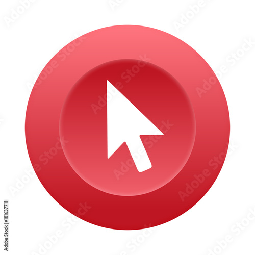 Free Download Runder 3D Button - Mauszeiger - GFXLoad