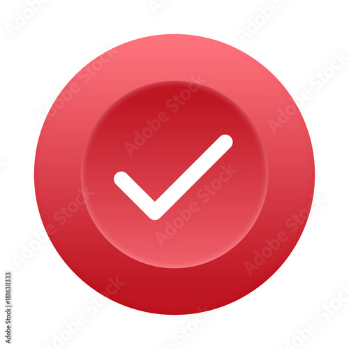 Runder 3D Button - Haken