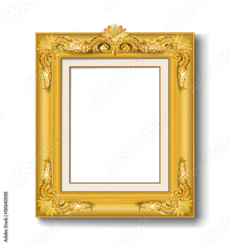 gold vintage picture frame