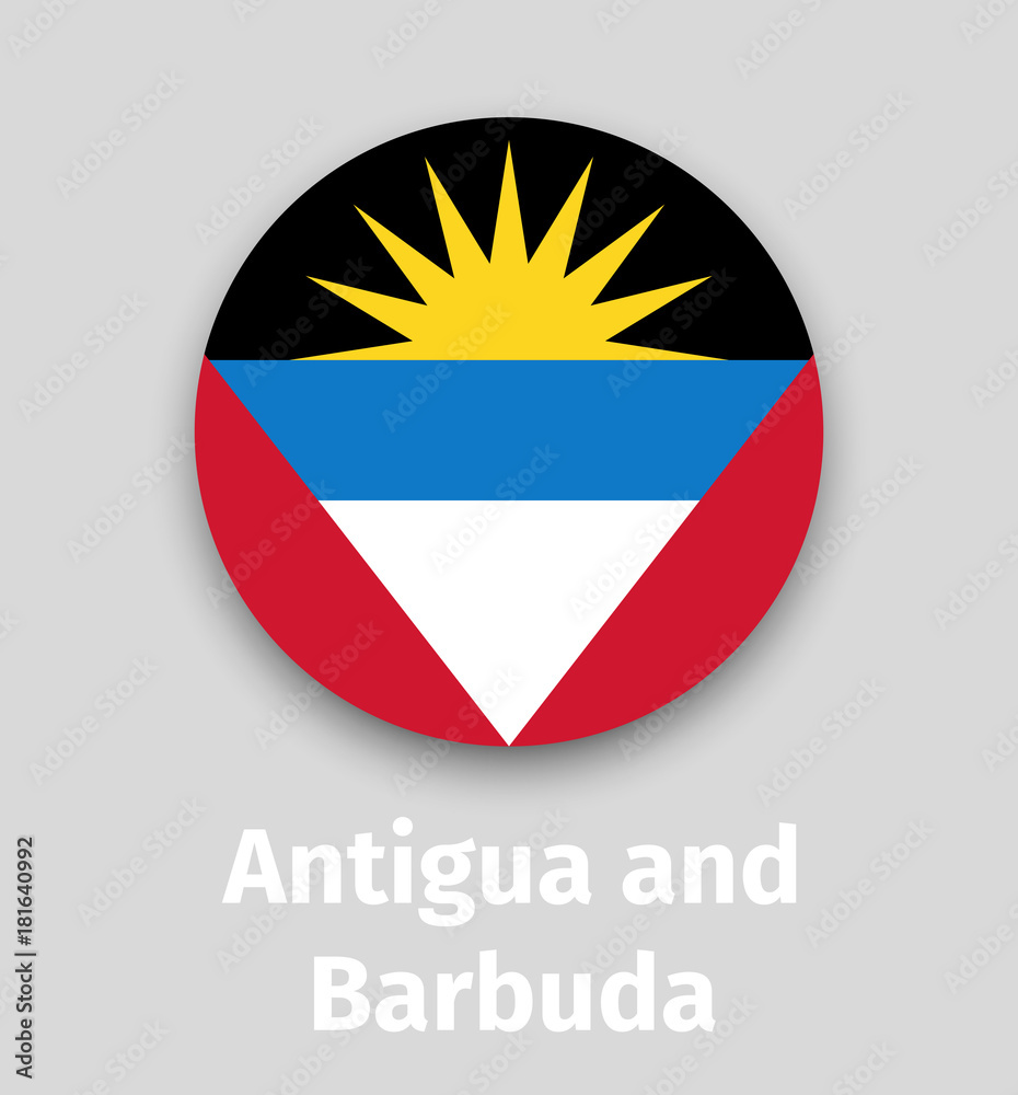 Fototapeta premium Antigua and Barbuda flag
