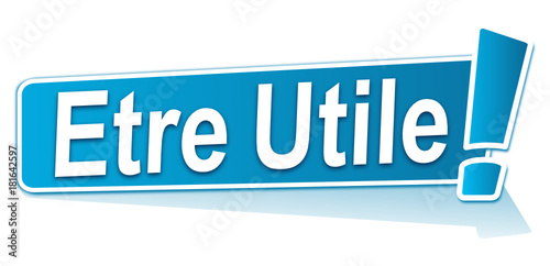 être utile sur étiquette bleue