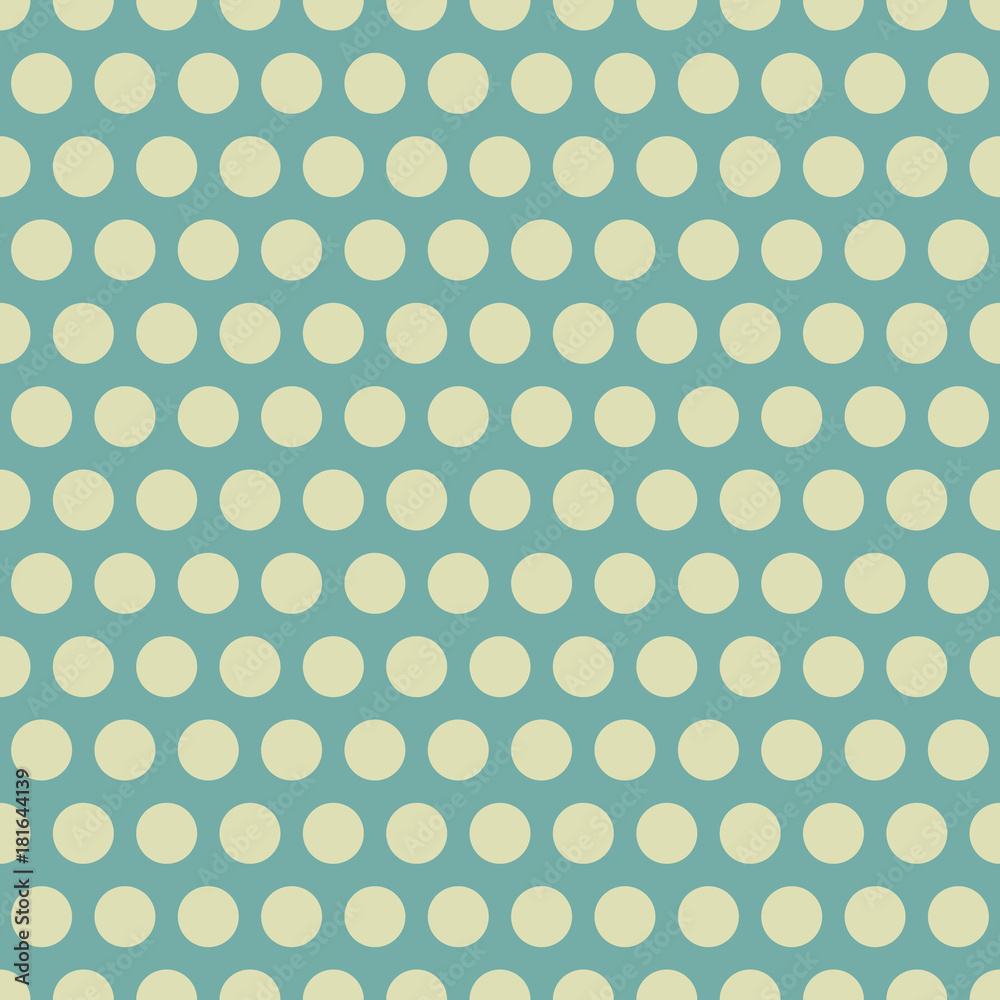 Polka dot print, vector seamless pattern. Shabby chic style