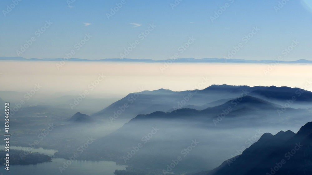 Panorama natura di montagna