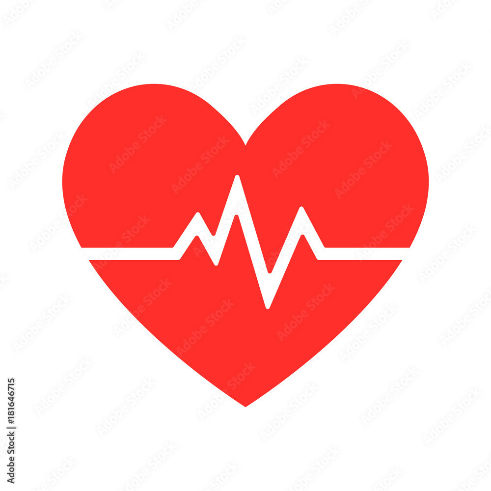 heartbeat icon vector heartbeat icon vector