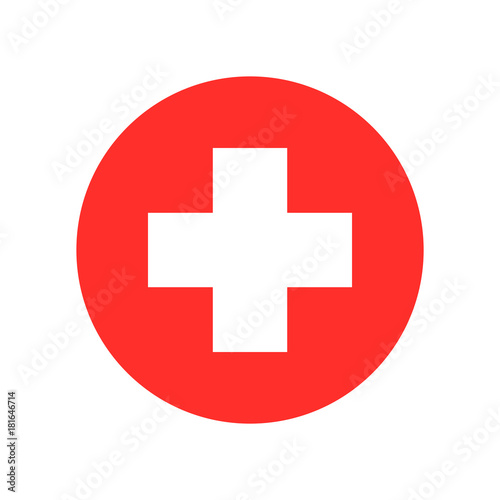 first aid icon vector
