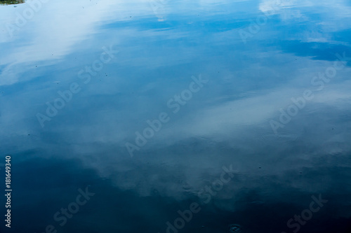 Water ripples texture background, Water reflection, Abstract Background © eyepark