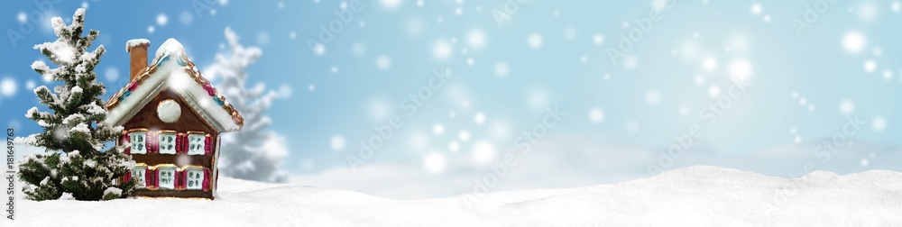 Weihnachten Banner Panorama Hintergrund