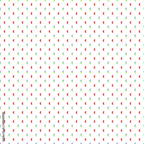 wallpaper seamless pattern with multicolor symbol - vector illustration