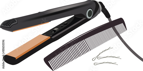 piastra per capelli elettrica per raddrizzarli