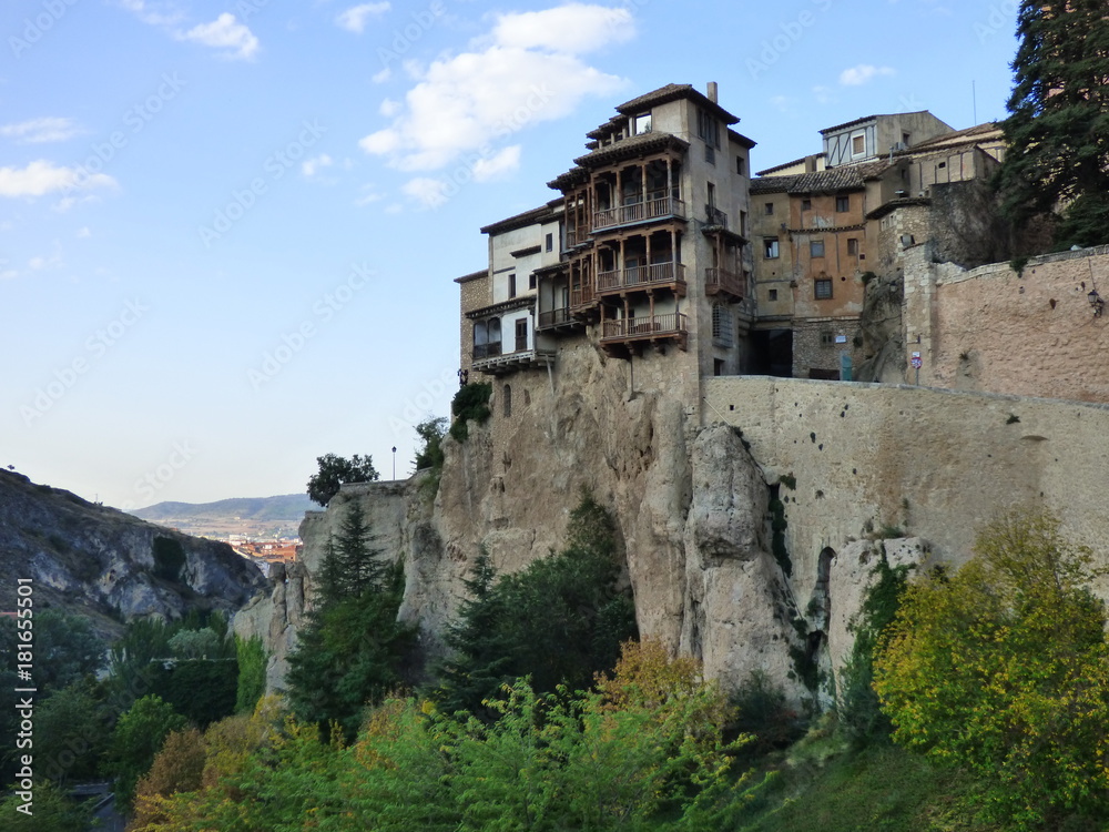 Casas colgadas de Cuenca (Castilla La Mancha, España)  Ciudad Patrimonio de la Humanidad