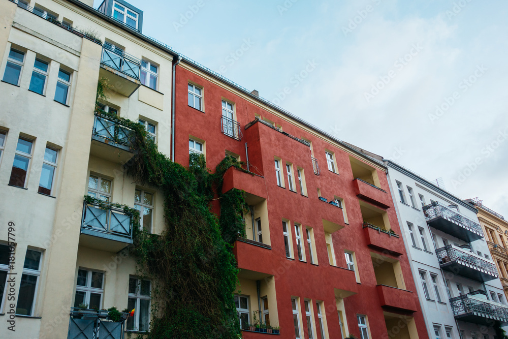 white and red houses in germany