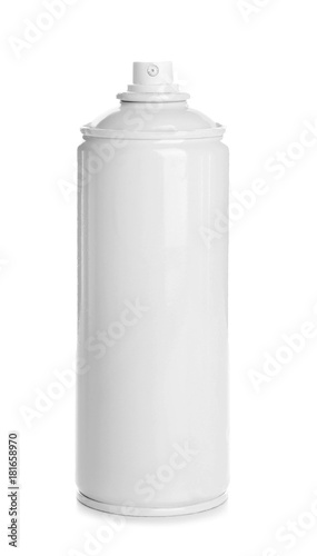 Spray can with paint, isolated on white