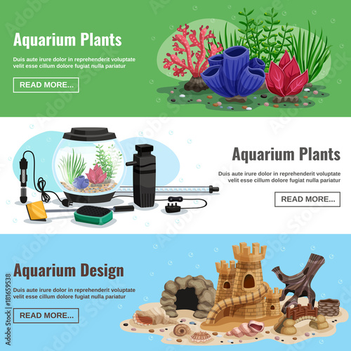 Aquarium Horizontal Banners