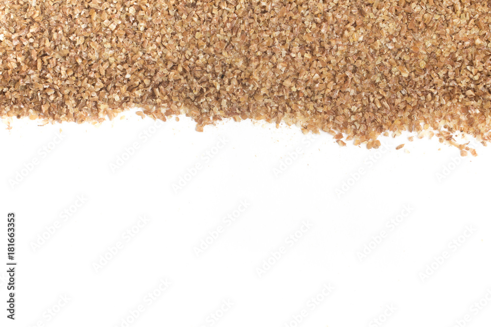 Ground Wheat for a Kibbeh Frame / Trigo para quibe.