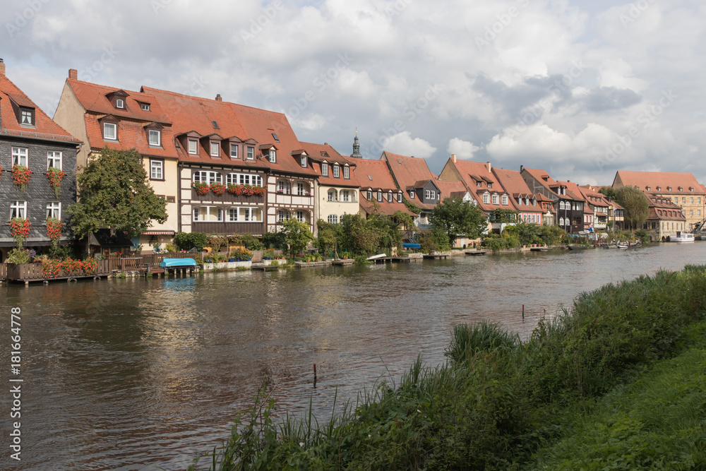 Bamberger Stadtansicht mit Regnitz