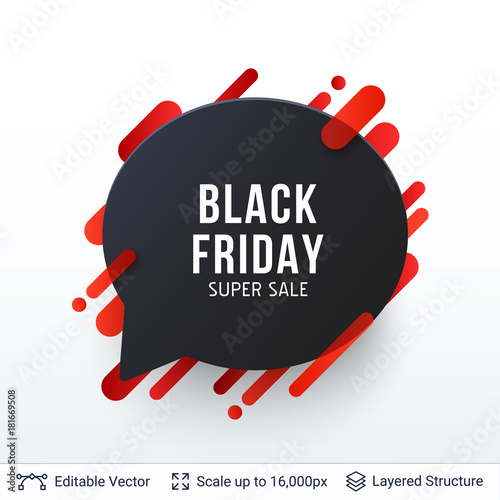 Black Friday Super Sale badge.