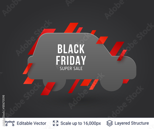 Black Friday Super Sale badge.
