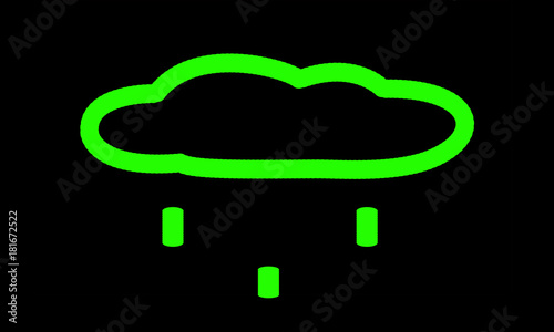 cloud vectoral icon