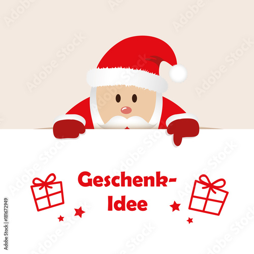 geschenkidee vom weihnachtsmann