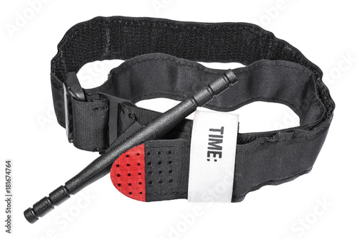 Medical tourniquet for stopping blood