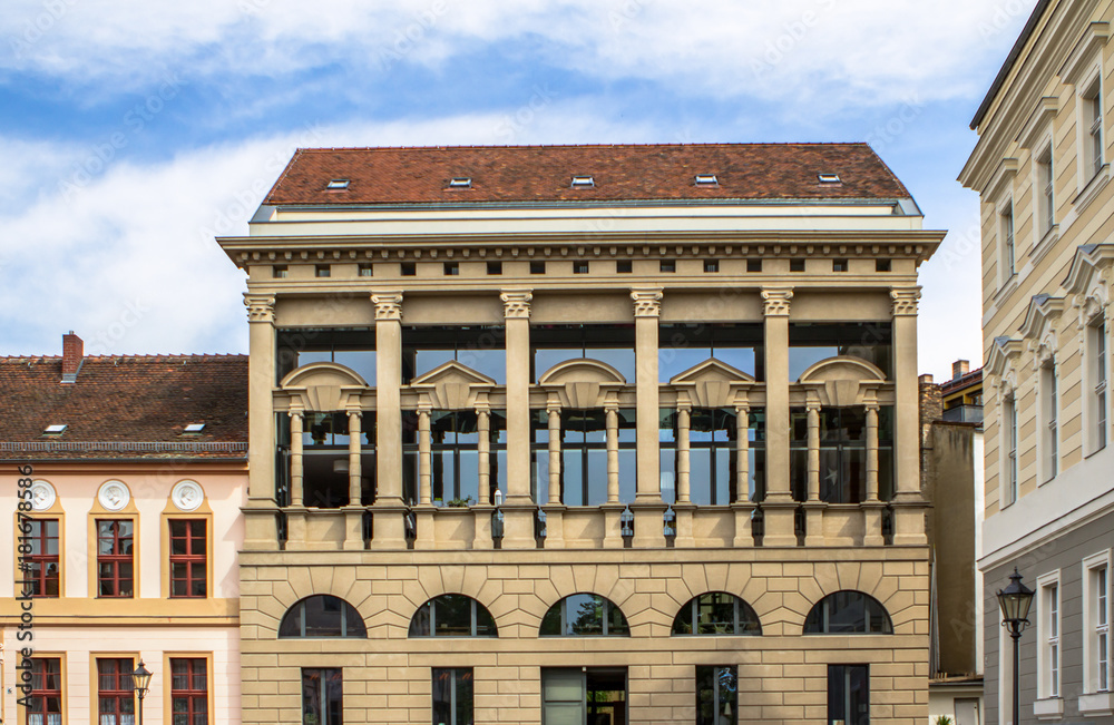 Obraz premium Building in tradidional European archirecture style in Potsdam