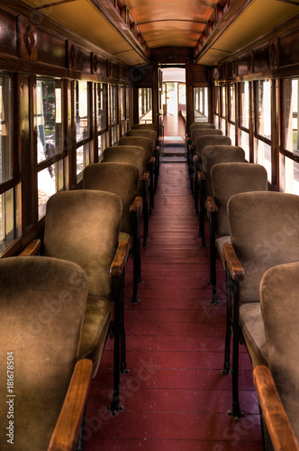 Vintage Railway Coach Seats