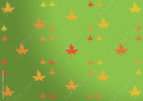 Autumn abstract orange red yellow golden maple leaves Thanksgivi photo