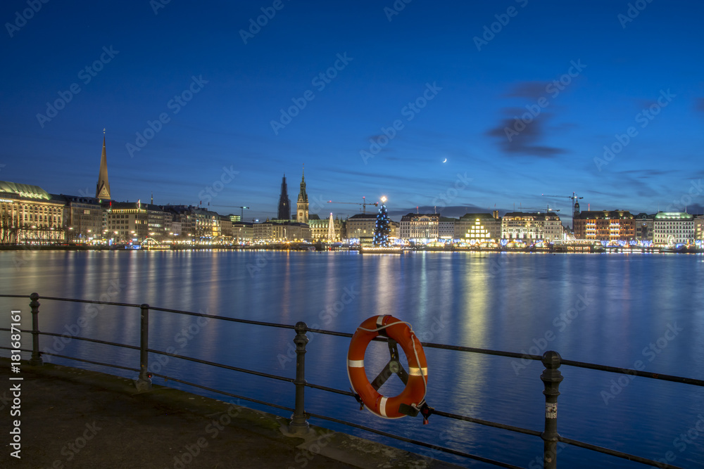 christmas time in Hamburg Germany