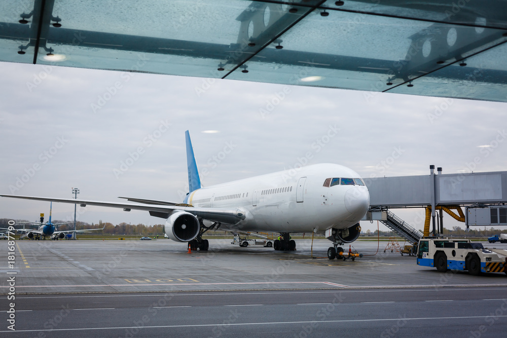 Obraz premium passenger plane, airport