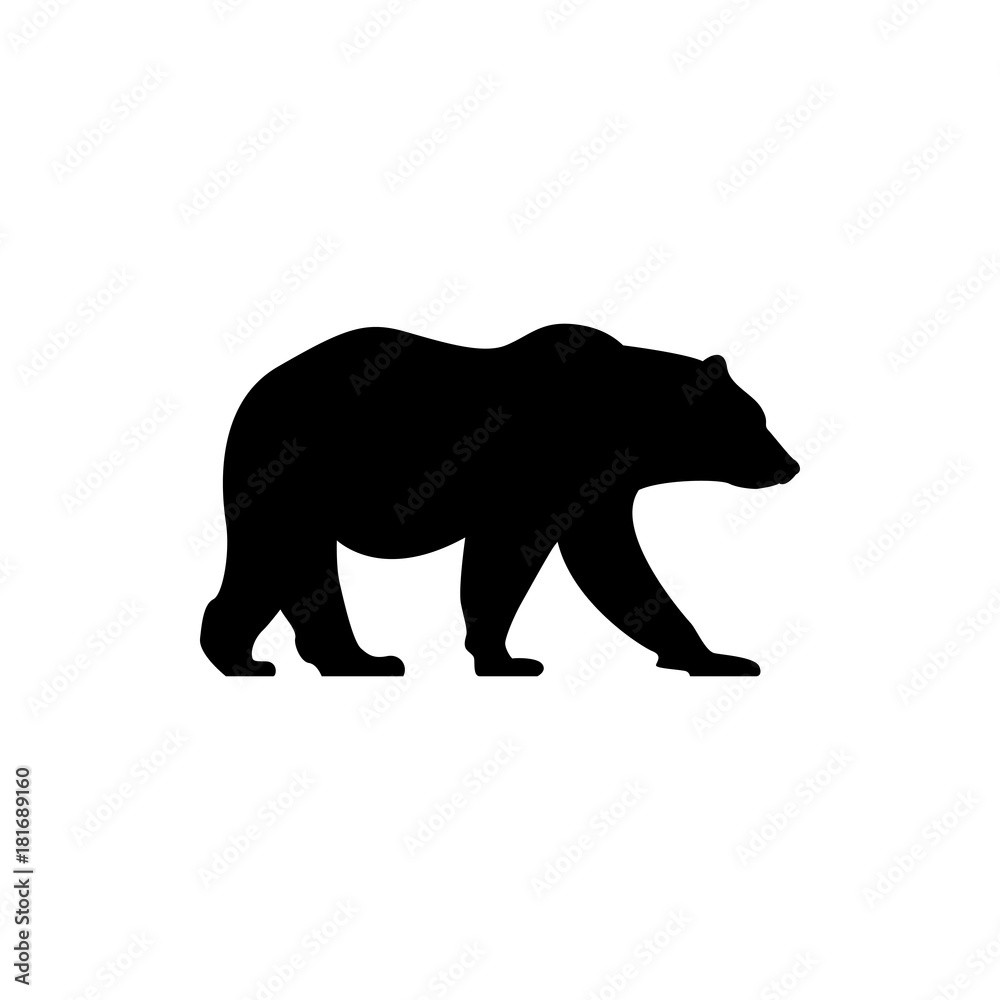vector bear silhouette vector bear silhouette