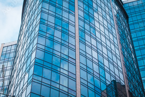 Windows of modern building