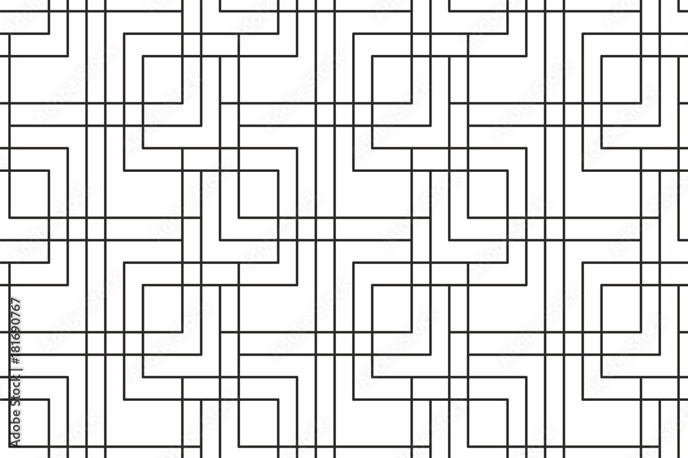  Geometric seamless pattern with linear