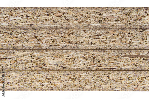 four chipboard on isolated white background