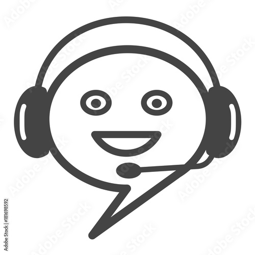Symbol für Helpdesk  - Hotline - Support