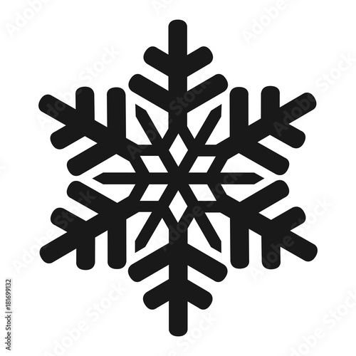 Isolated snowflake icon