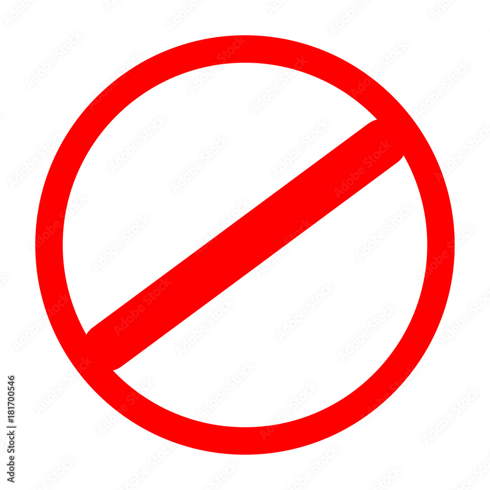 vector stop sign icon red vector stop sign icon red