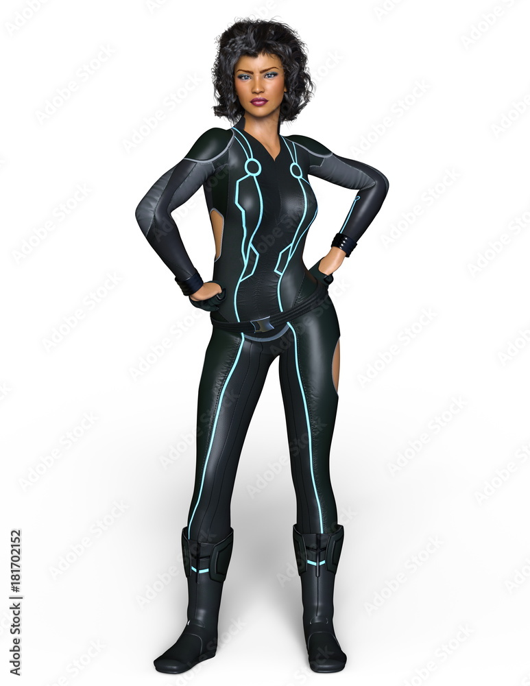 Fototapeta premium スーパーウーマン