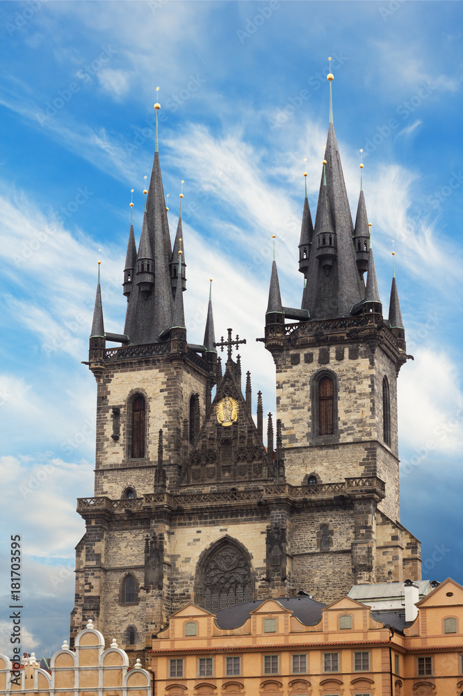 Tyn church in Prague Tyn church in Prague