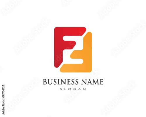 F Letter Logo Business Template