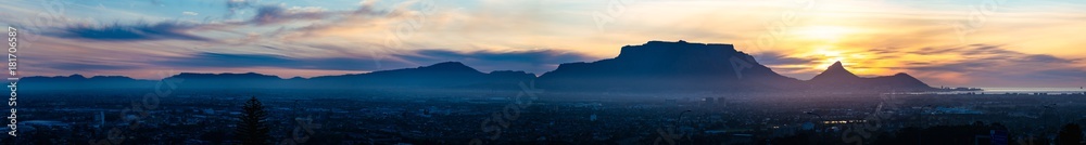 Cape Town Silhouette, South Africa