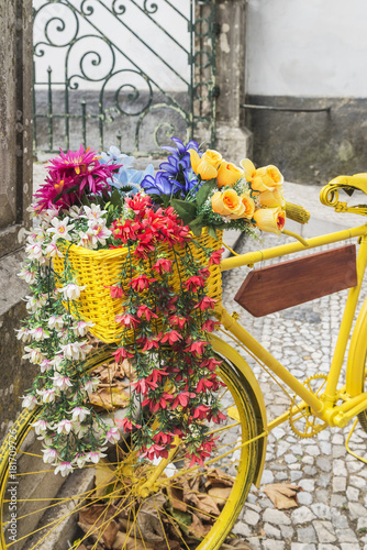 Classic Yellow bicycle