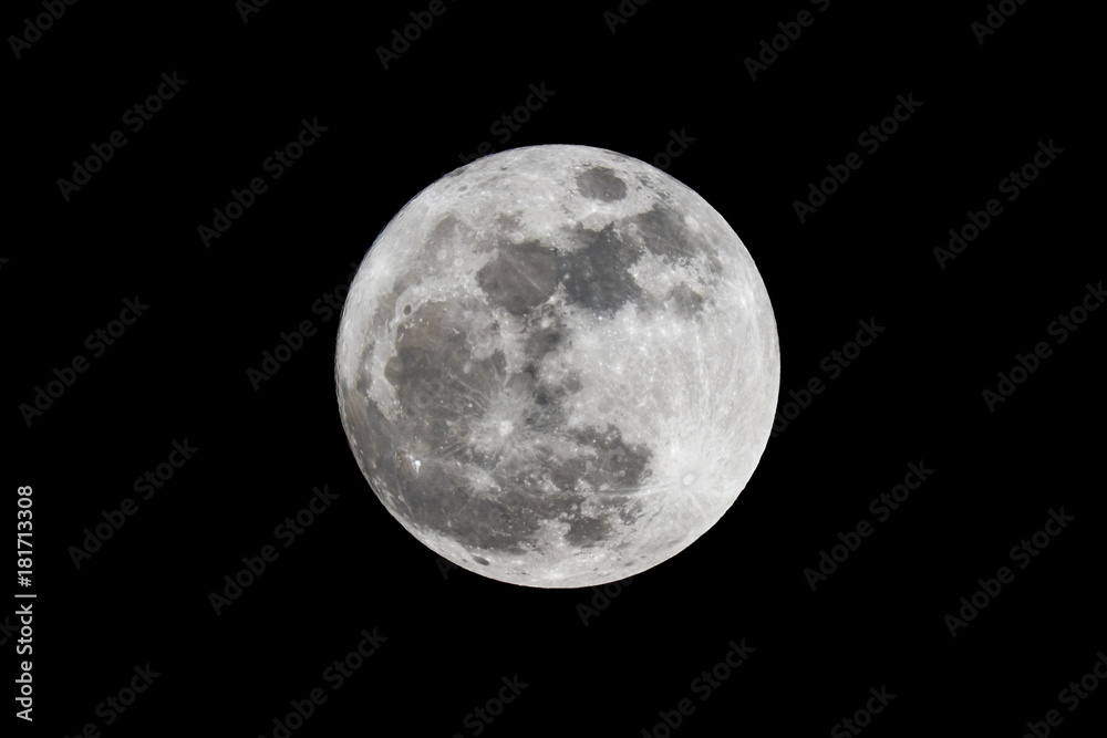 Full moon on the dark night Full moon on the dark night