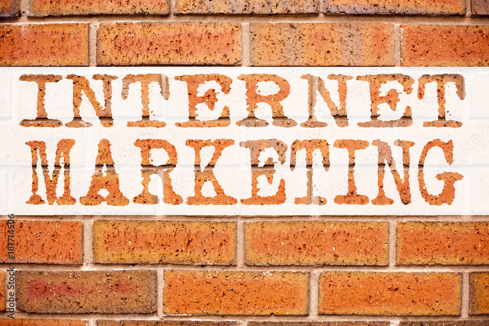 Conceptual announcement text caption inspiration showing Internet Marketing . Business concept for Technology Strategy Design written on old brick background with copy space Conceptual announcement text caption inspiration showing Internet Marketing . Business concept for Technology Strategy Design written on old brick background with copy space