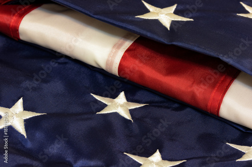 Folding USA Flag
