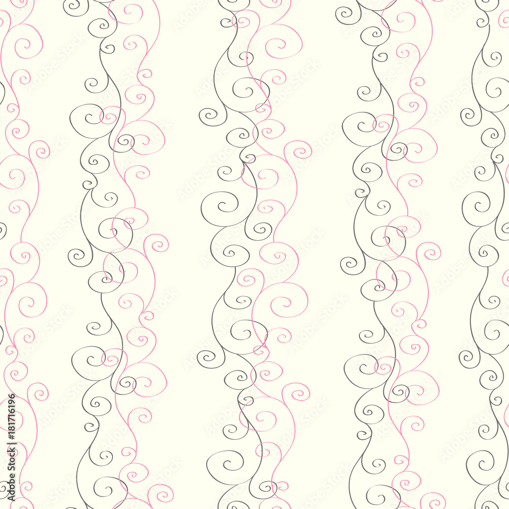 Seamless black and white pattern Seamless black and white pattern